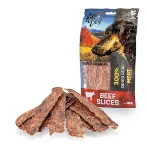 KIDDOG SUPER PREMIUM 100% wołowina w paskach bez dodatków 100 g